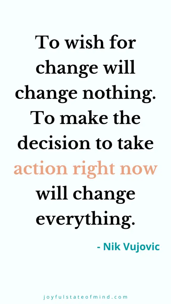 quotes about taking action