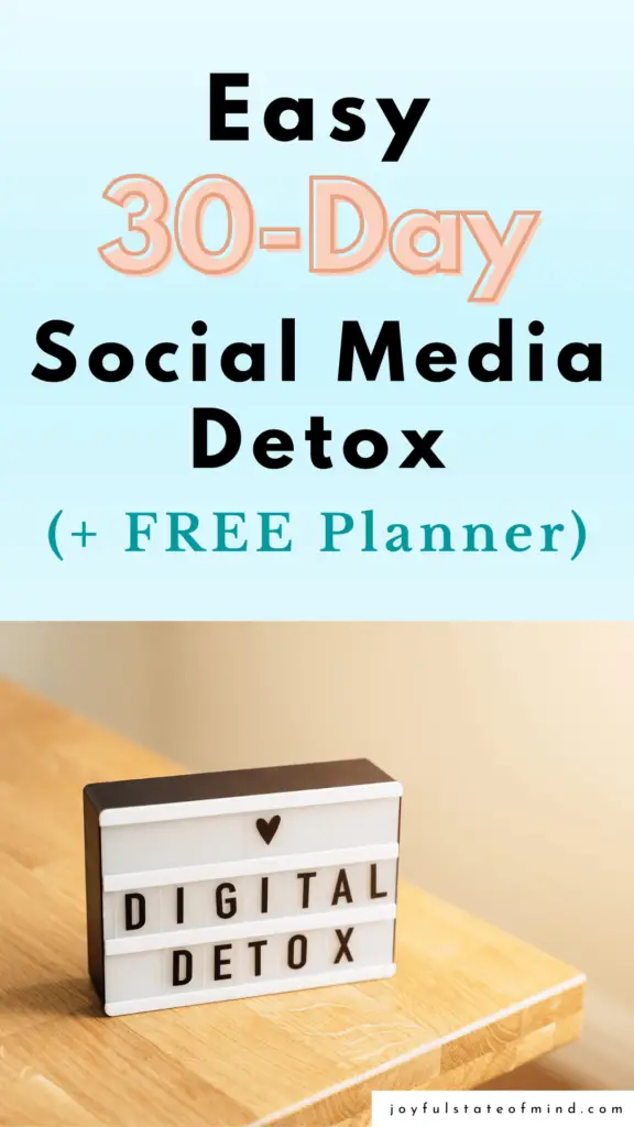 30 day social-media detox