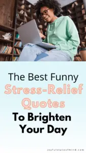 Stressed Out? The 43 Best Funny Stress-Relief Quotes - Joyful State Of Mind