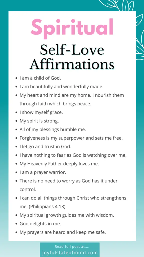 self acceptance affirmations