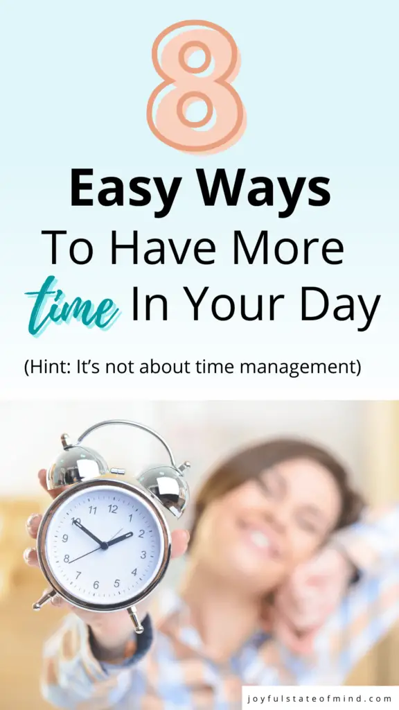 how to have more time