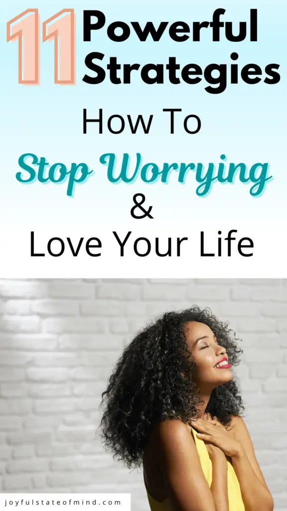 how to stop worrying and be happy