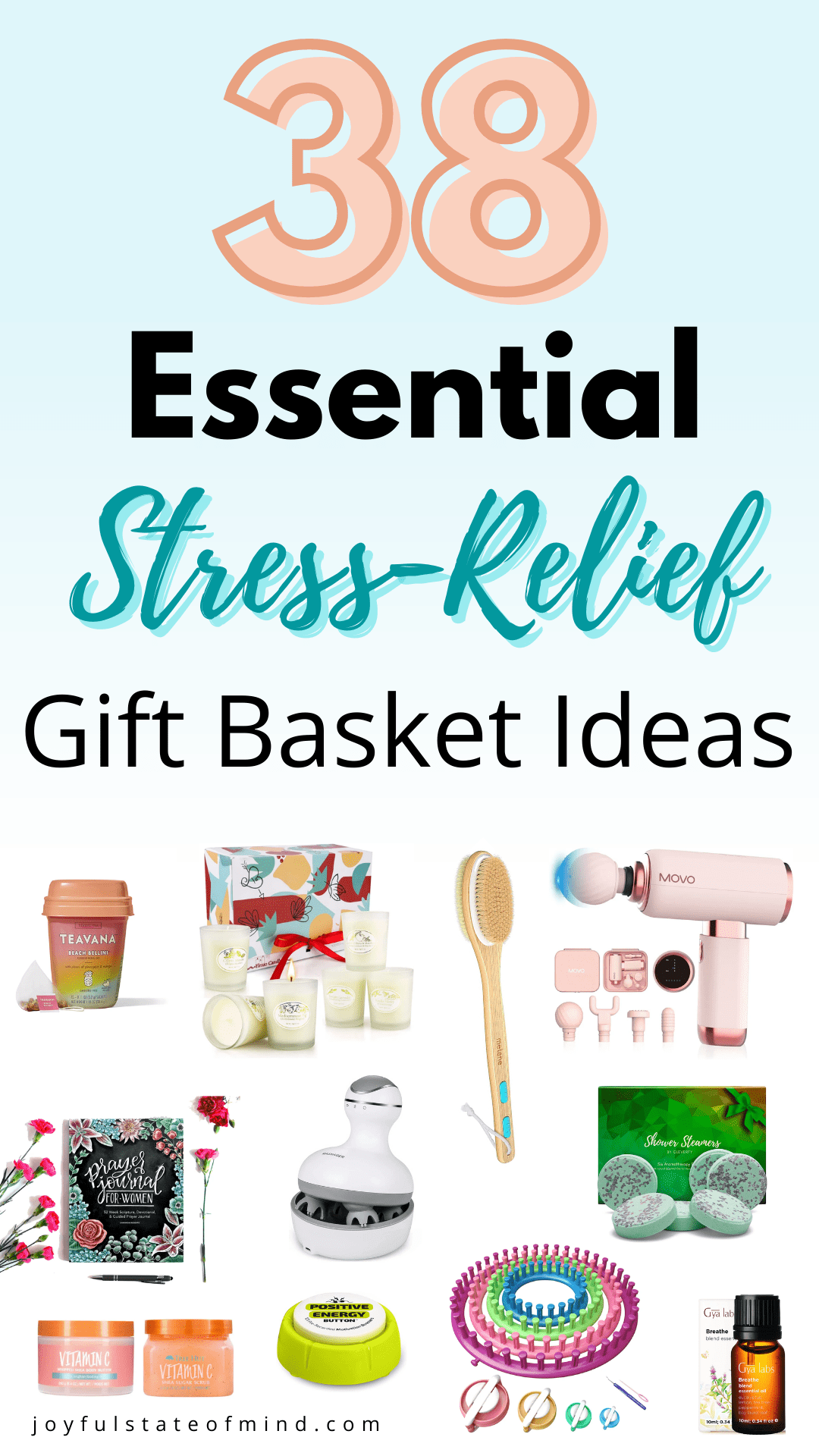 38 Must-Have Relaxing Stress-Relief Gift Basket Ideas - Joyful State Of ...