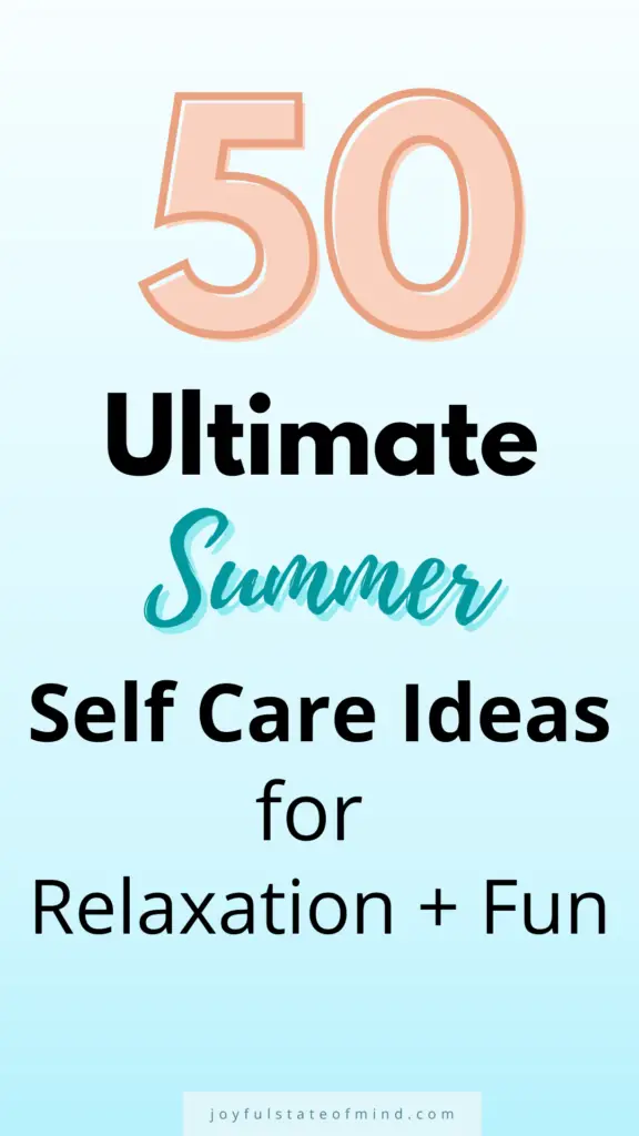 summer self care