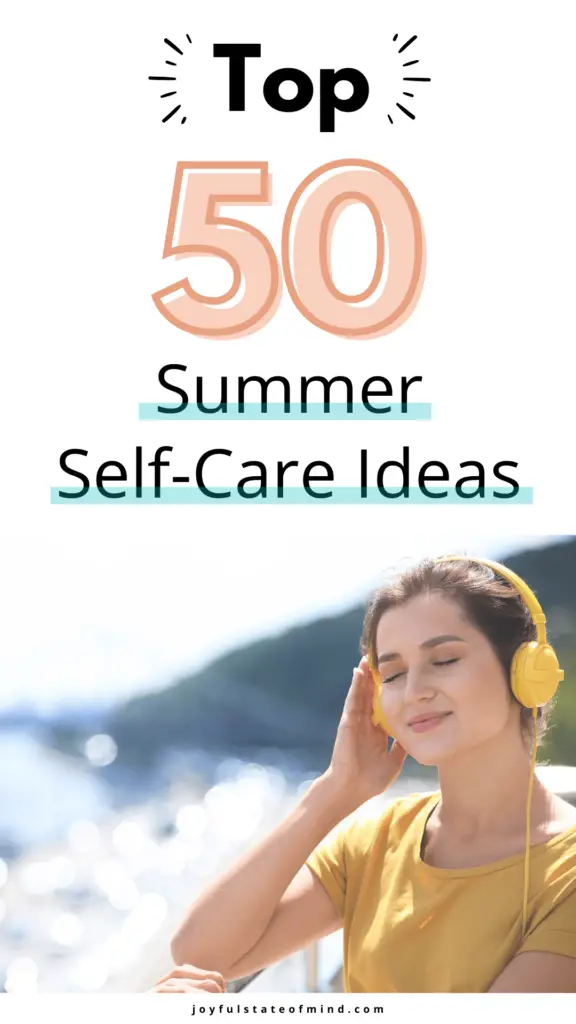 summer self care ideas