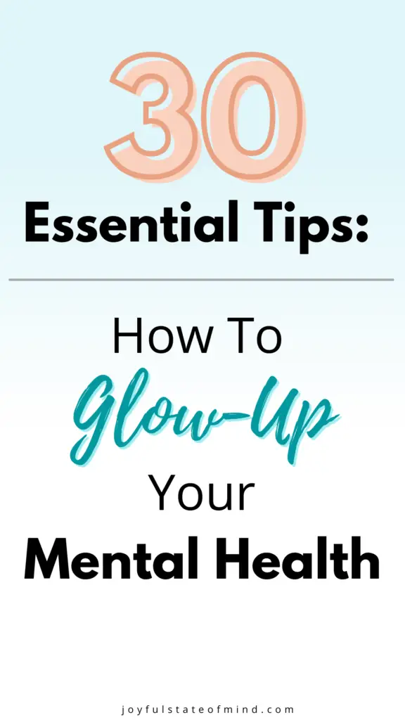 how to glow up mentally