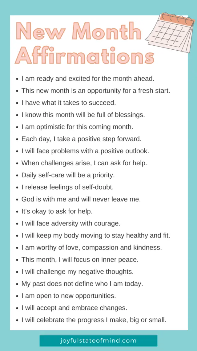 100+ Happy New Month Quotes for Hope & Inspiration - Joyful State Of Mind