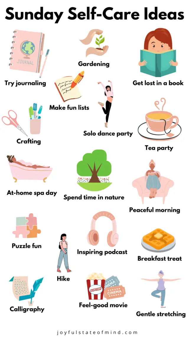 Self-Care Sundays: 60 Ultimate Ideas to Relax & Recharge - Joyful State ...