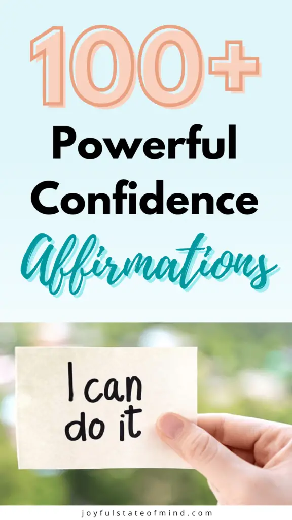 confidence affirmations