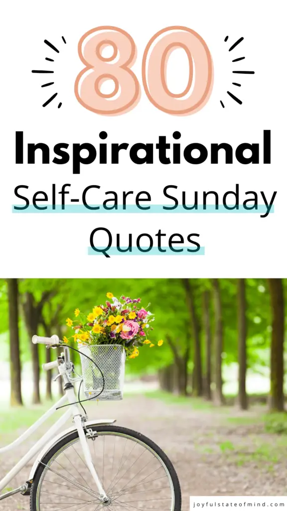 self-care Sunday quotes