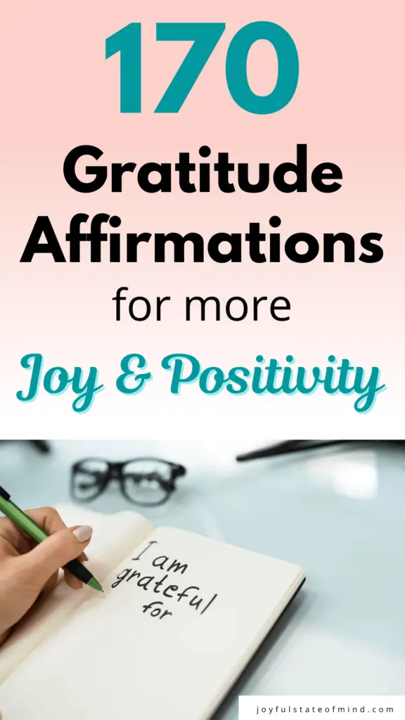 affirmations of gratitude