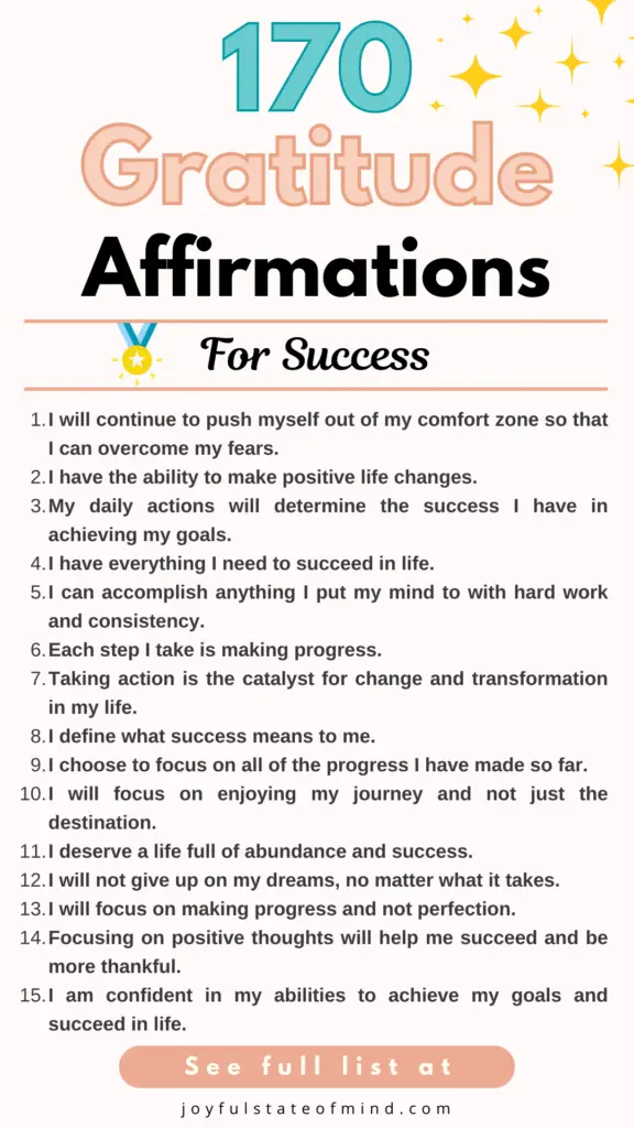 gratitude affirmations