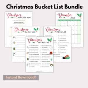 Merry & Bright Christmas Bucket List Bundle
