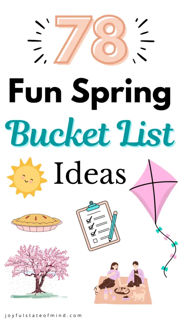 Spring bucket list
