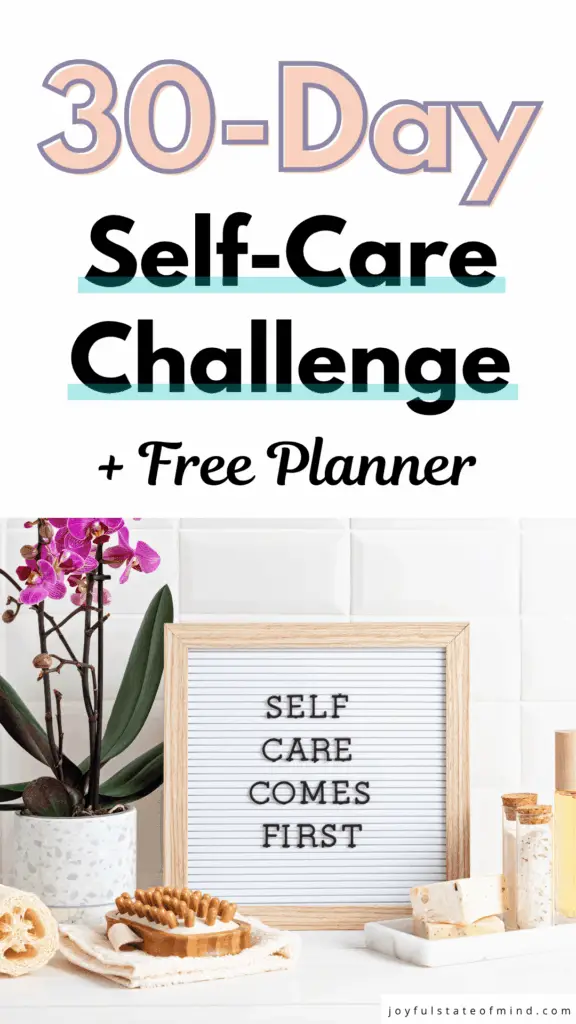 30 day self care challenge