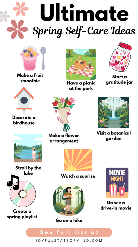spring self-care ideas